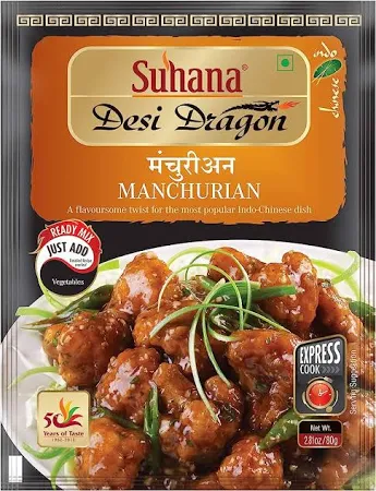 Suhana Manchurian Ready Mix 80g Pouch